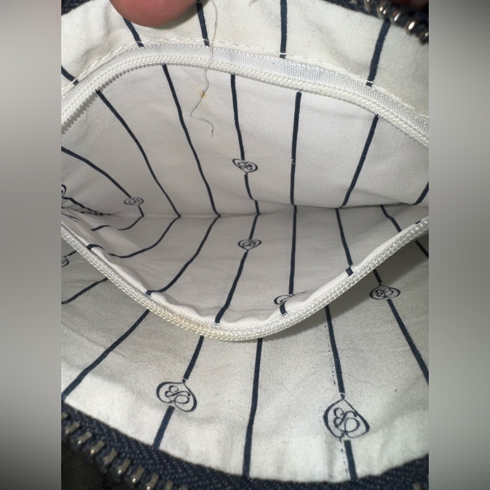 Brighton Blue Crossbody Bag with Colorful Heart - Picture 9 of 11